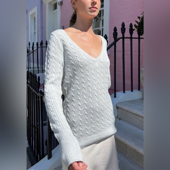 Brandy melville gray Paulina sweater - Picture 2 of 5